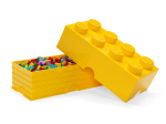 8-Stud Storage Brick – Yellow - Image 3