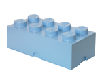 8-Stud Storage Brick – Light Blue