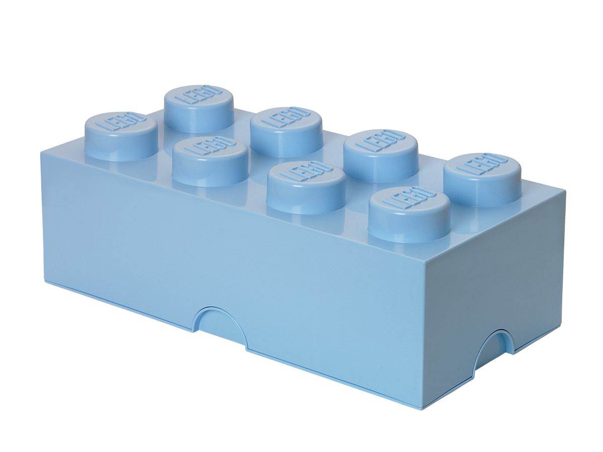 0DB04C2A-FEE8-AE52-163F-0F941AF328E3.png 8-Stud Storage Brick – Light Blue - Image 1