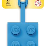 2x4 Blue Luggage Tag