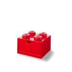 4-Stud Desk Drawer - Red - Image 3