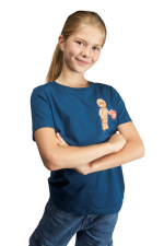 Gingerbread Man T-Shirt – Kids - Image 3