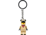 French Bull Dog Guy Keyring