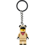 French Bull Dog Guy Keyring