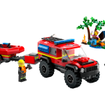 4x4 Fire Truck with Rescue Boat