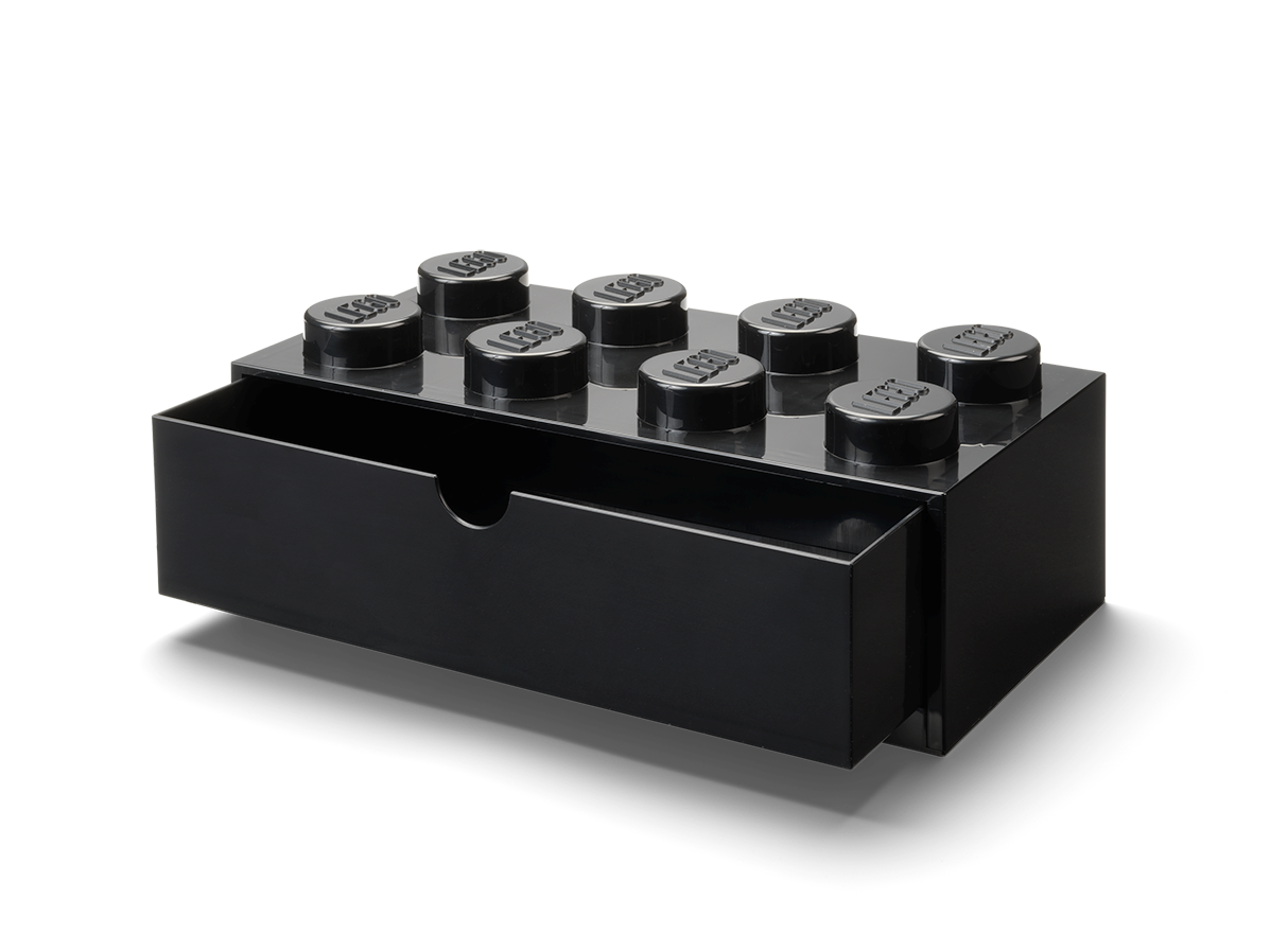 3D455026-1F73-4972-2007-C241909D4755.png 8-Stud Desk Drawer – Black - Image 1