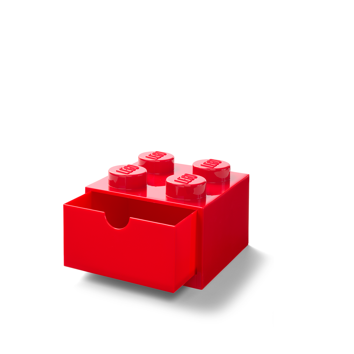 5D979259-8AD1-FCE1-43F9-21C9A8F4CAE0.png 4-Stud Desk Drawer - Red - Image 1