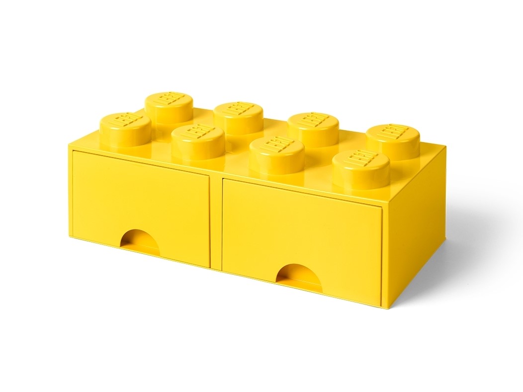 75EE4D83-3D78-D07E-75BF-70DEE7D90CBD.jpg 8-Stud Brick Drawer – Yellow - Image 1