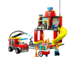 Fire Station and Fire Engine
