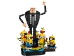 Brick-Built Gru and Minions
