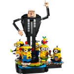 Brick-Built Gru and Minions