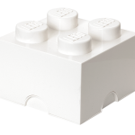 4-Stud Storage Brick – White