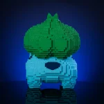 LEGO® Bulbasaur – Iconic Pokémon Brick Sculpture - Image 4