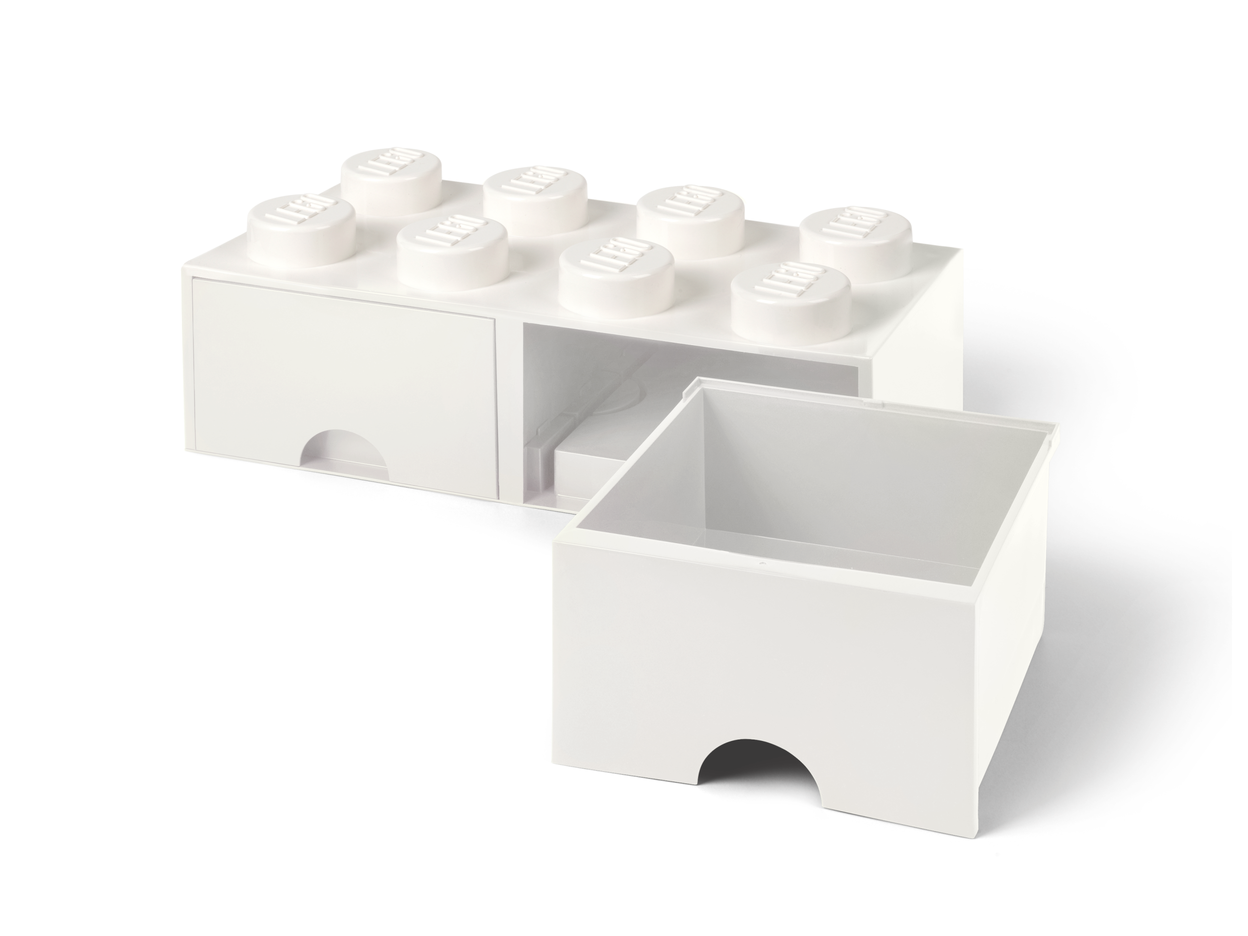 A166BF64-300E-DB1C-E0A3-ABC26F5FAF3E.png 8-Stud Brick Drawer – White - Image 1