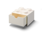 4-Stud Desk Drawer – White