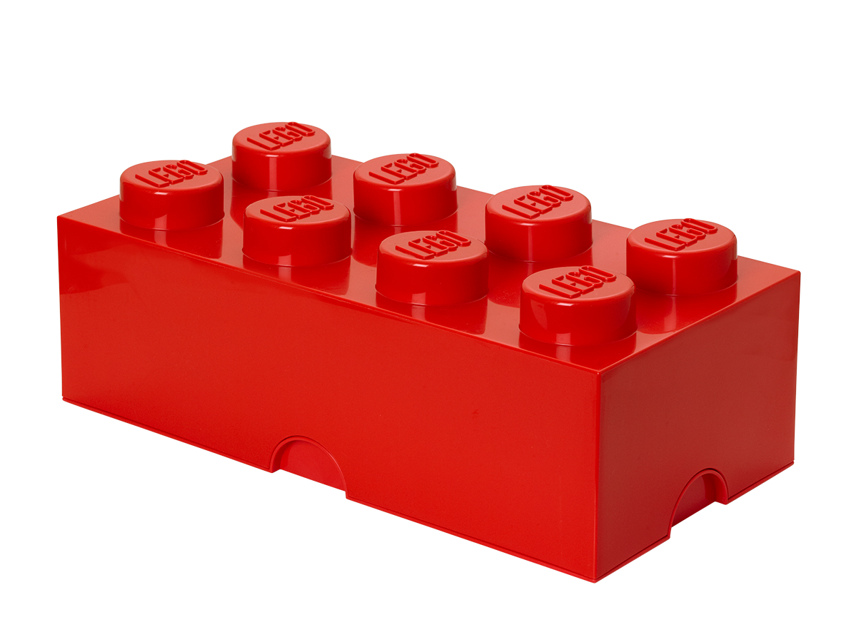BDA17ADA-3272-FDAC-99E5-66D72AC5F189.png 8-Stud Storage Brick – Red - Image 1