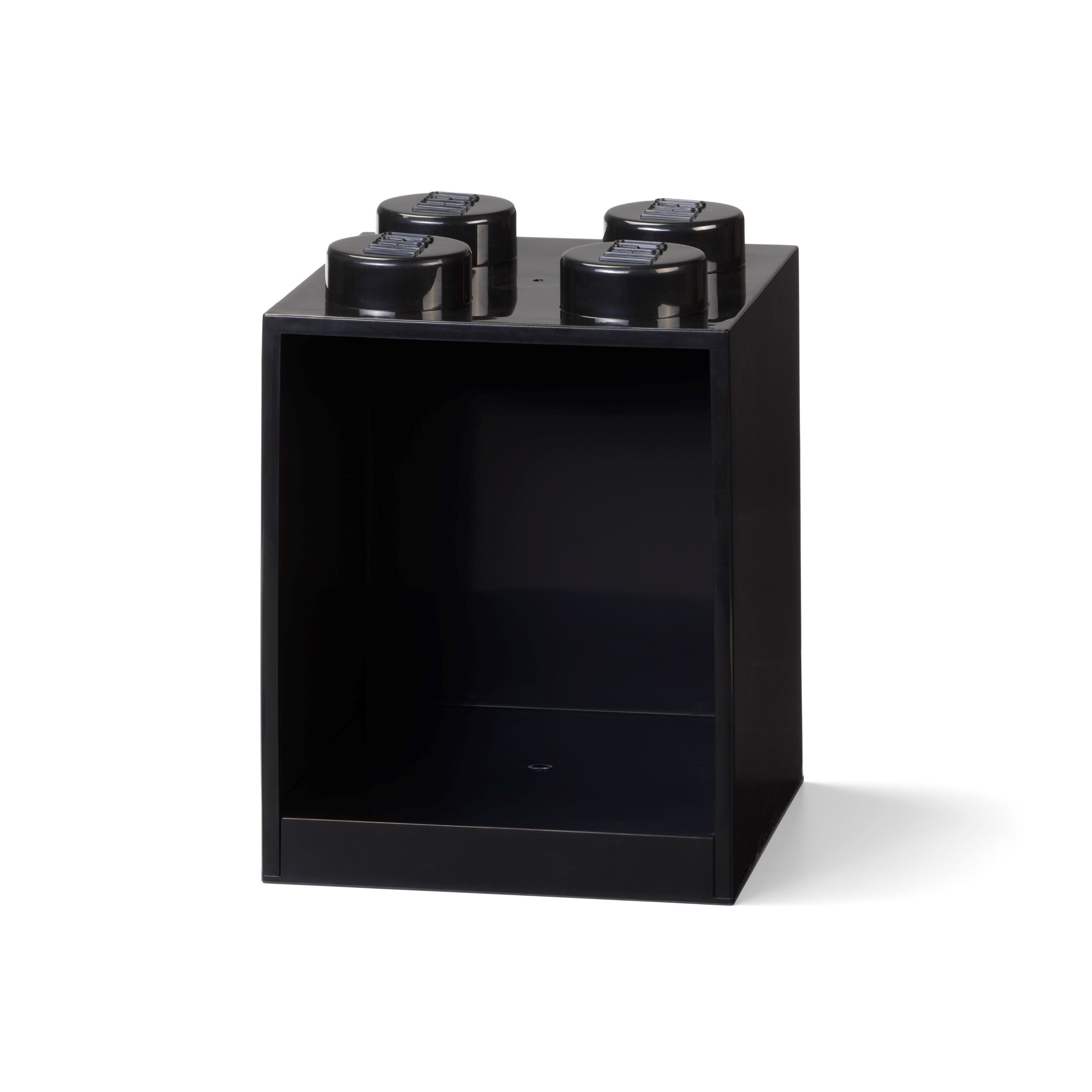 C41B2A2B-16CD-2CBC-E513-6A72F795ACC1.jpg 4-Stud Brick Shelf – Black - Image 1
