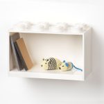 8-Stud Brick Shelf – White - Image 3