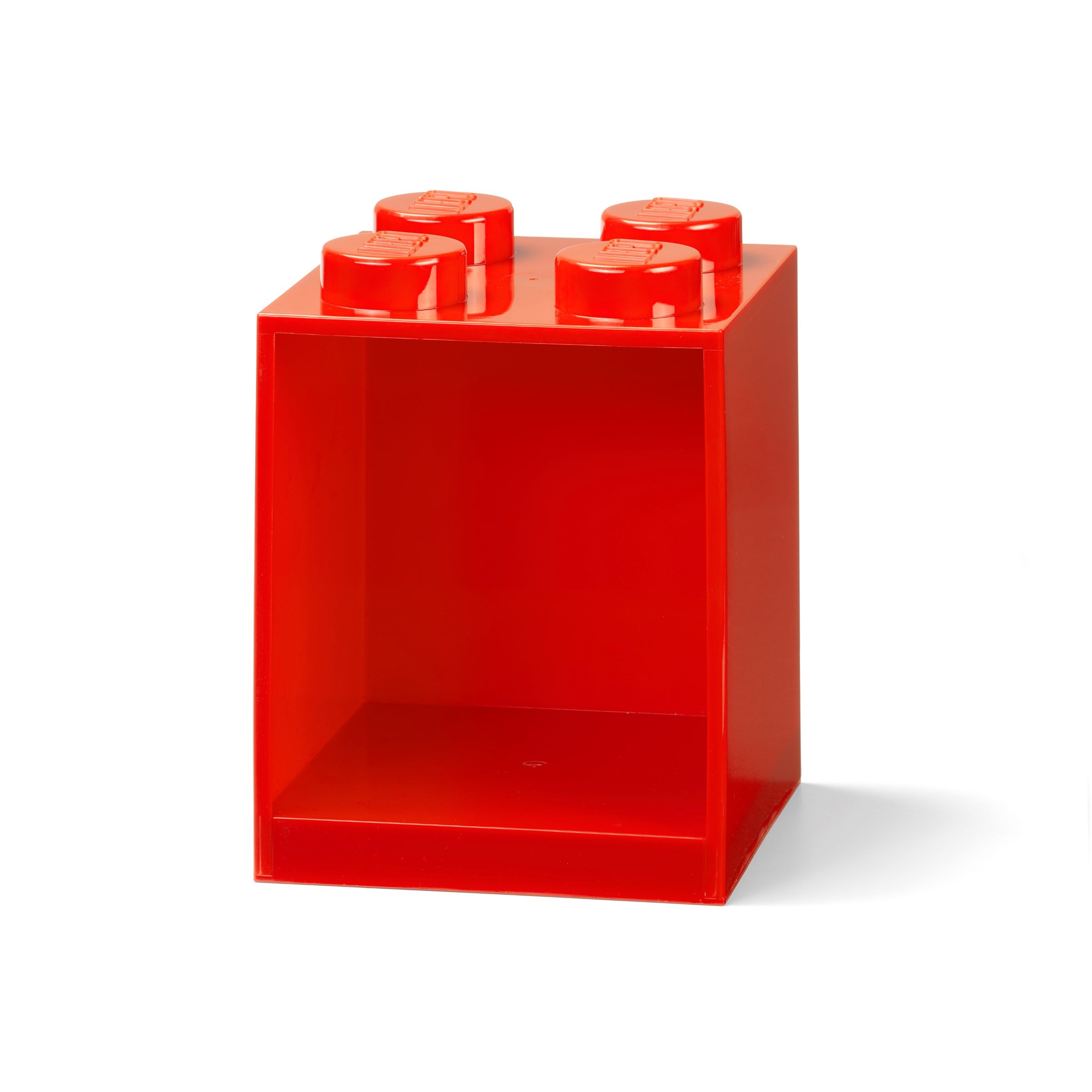 D2471F00-788C-3732-0563-E5BC829346DA.jpg 4-Stud Brick Shelf – Bright Red - Image 1