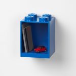 4-Stud Brick Shelf – Blue - Image 3