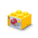 4-Stud Storage Brick – Yellow - Image 2