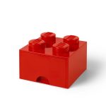 Storage Brick Drawer 4 Red