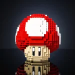 LEGO Life-size red mushroom - Image 4